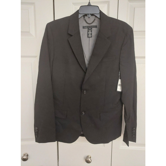 Marc by Marc Jacobs Black Lined Wool Blazer Suit Jacket Sz S/P Small NWT $448 - Picture 4 of 14